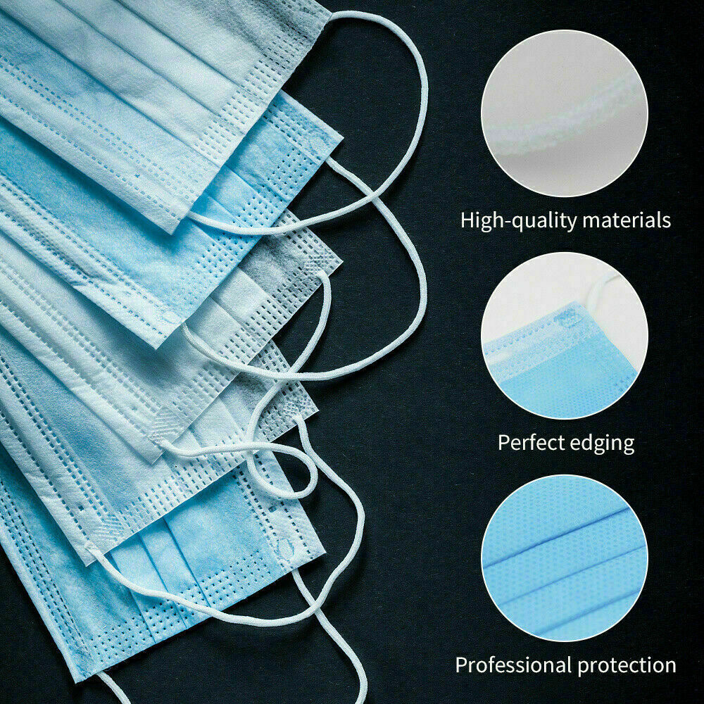 50PCS Anti Virus Disposable Medical Surgical Flu Mask