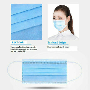 50PCS Anti Virus Disposable Medical Surgical Flu Mask